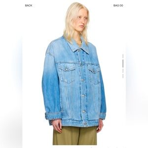 Acne Studios Blue Oversized Denim Jacket S/M